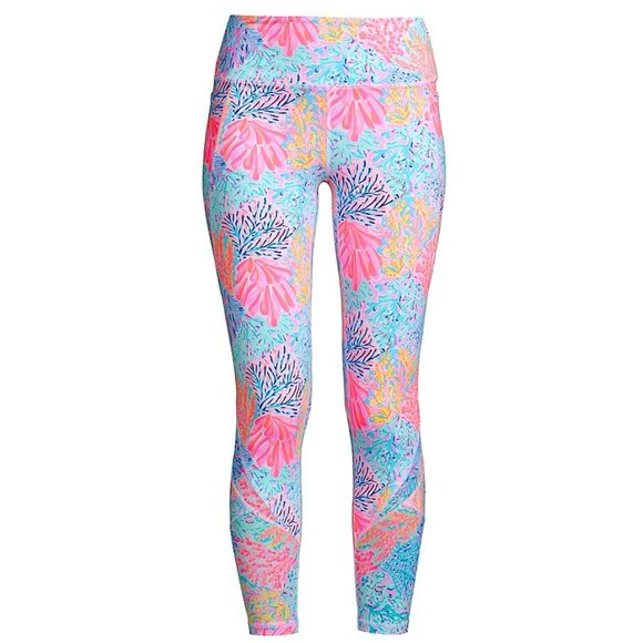 NWT Lilly Pulitzer Weekender High-Rise Print Crop Leggings XS - Picture 2 of 5